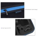 PULUZ Waterproof Carrying and Travel Case for for GoPro, Insta360, DJI and Other Action Cameras Accessories, Medium Size: 23cm x 17cm x 7cm - Image 6