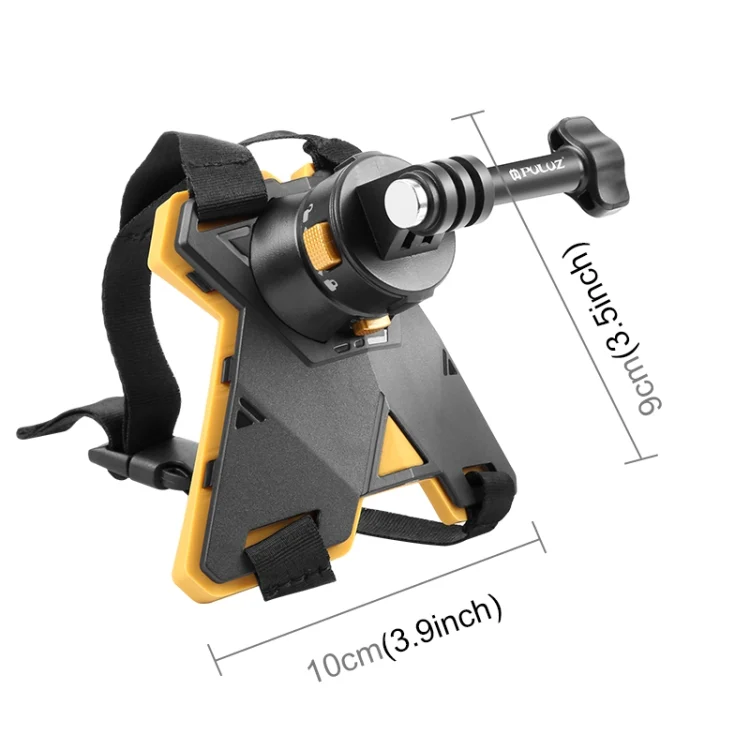 PU1052B_2.webp PULUZ Magnetic Quick Release Motorcycle Helmet Chin Strap Mount - Image 3