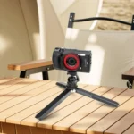 PULUZ Multifunctional Aluminum Alloy Mini Ball Head Tripod Mount Adapter, Cold Shoe & 1/4 Screw Dual-Use - Image 8