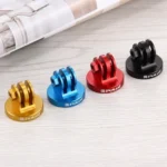 PULUZ 1/4 inch Screw Hole Tripod Mount CNC Adapter for GoPro, Insta360, DJI and Other Action Cameras - Image 2