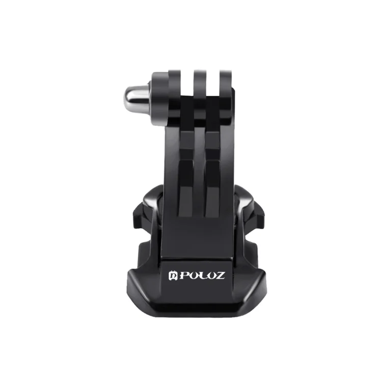 PU148_3.webp PULUZ Black Vertical Surface J-Hook Buckle Mount for PULUZ Action Sports Cameras Jaws Flex Clamp Mount for GoPro, Insta360, DJI and Other Action Cameras(Black) - Image 4