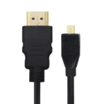 PULUZ Video 19 Pin HDMI to Micro HDMI Cable for GoPro Hero11 Black / HERO10 Black / HERO9 Black /8 Black /7 /6 /5 /4 /3+ /3, Sony, LG, Panasonic, Canon, Nikon, Smartphones and Cameras, Length: 1.5m - Image 3