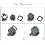 PULUZ Housing Shell CNC Aluminum Alloy Protective Cage with Insurance Frame for GoPro HERO5 Session /HERO4 Session /HERO Session - Image 9