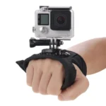 PULUZ 360 Degree Rotation Glove Style Palm Strap Mount Band for GoPro, Insta360, DJI and Other Action Cameras - Image 6