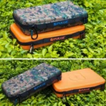 PULUZ Waterproof Carrying and Travel Case for for GoPro, Insta360, DJI and Other Action Cameras Accessories, Large Size: 32cm x 22cm x 7cm(Orange) - Image 9