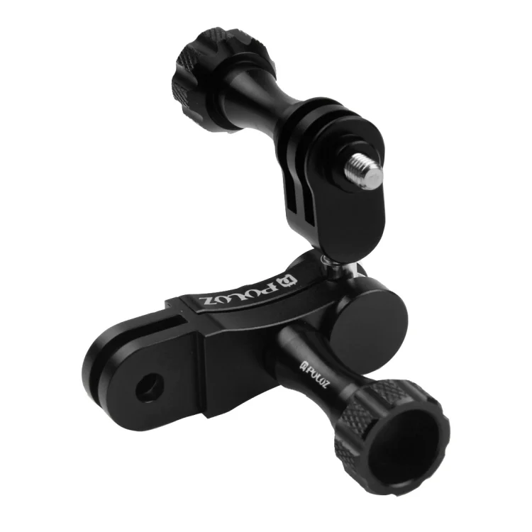 PU174B_1.webp PULUZ CNC Aluminum Ball Joint Mount with 2 Long Screws for GoPro, Insta360, DJI and Other Action Cameras - Image 2