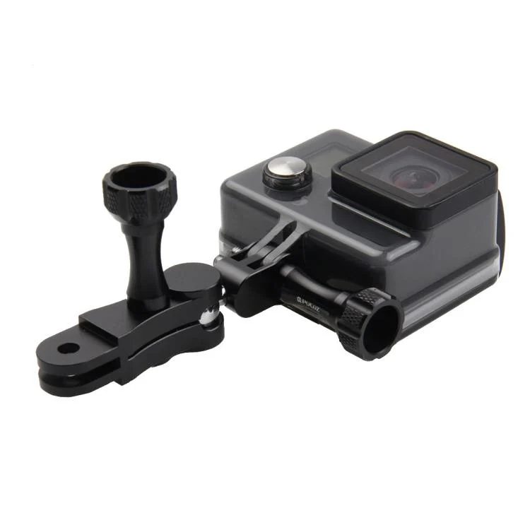 PU174B_5.webp PULUZ CNC Aluminum Ball Joint Mount with 2 Long Screws for GoPro, Insta360, DJI and Other Action Cameras - Image 6