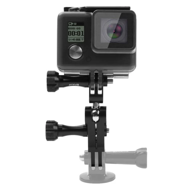 PU174B_7.webp PULUZ CNC Aluminum Ball Joint Mount with 2 Long Screws for GoPro, Insta360, DJI and Other Action Cameras - Image 8