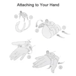 PULUZ 3 in 1 Hand Wrist Arm Leg Straps 360-degree Rotation Mount for GoPro, Insta360, DJI and Other Action Cameras - Image 5