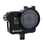 PULUZ Housing Shell CNC Aluminum Alloy Protective Cage with 52mm UV Lens for GoPro HERO(2018) /7 Black /6 /5 - Image 3