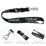 PULUZ 60cm Detachable Long Neck Strap Lanyard SlingGoPro, Insta360, DJI and Other Action Cameras - Image 3