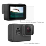 PULUZ  Lens HD Screen Protector + LCD Display Tempered Glass Film for GoPro HERO7 Black /HERO7 Silver / HERO7 White /6 /5 - Image 2