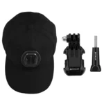 PULUZ Baseball Hat with J-Hook Buckle Mount & Screw for GoPro, DJI OSMO Action and Other Action Cameras - Image 11