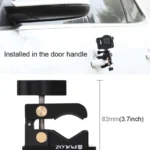 PULUZ Aluminium Alloy Mount Universal Fixing Clamp for GoPro, Insta360, DJI and Other Action Cameras - Image 9