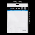 10 PCS PULUZ 25.8cm x 18cm Hang Hole Clear Front White Pearl Jewelry Zip Lock Packaging Bag (Size: L) - Image 2