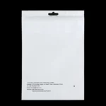 10 PCS PULUZ 25.8cm x 18cm Hang Hole Clear Front White Pearl Jewelry Zip Lock Packaging Bag (Size: L) - Image 3