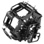 PULUZ  8 in 1 All View Panorama Frame CNC Aluminum Alloy Protective Cage with Screw for GoPro HERO7 /6 /5(Black) - Image 5