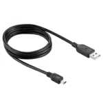 1m Mini 5pin USB Sync Data Charging Cable for Canon EOS 50D / 60D / 70D / 5D2 / 5D3 - Image 2