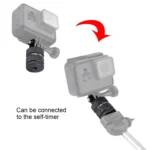 PULUZ 1/4 Inch Screw Hole Tripod Mount CNC Adapter for GoPro, Insta360, DJI and Other Action Cameras - Image 6