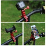 PULUZ 360 Degree Rotation Bike Aluminum Handlebar Adapter Mount with Screw for GoPro, Insta360, DJI and Other Action Cameras - Image 12