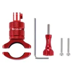 PULUZ 360 Degree Rotation Bike Aluminum Handlebar Adapter Mount with Screw for GoPro, Insta360, DJI and Other Action Cameras - Image 8