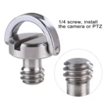 PULUZ 1/4 inch Male Thread Screw with C-Ring for Quick Release, Tripod Mount - Image 4