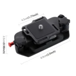 PULUZ Capture Camera Clip Aluminum Alloy Quick Release Clip with Plate - Image 4