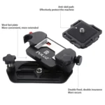 PULUZ Capture Camera Clip Aluminum Alloy Quick Release Clip with Plate - Image 5