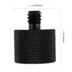 PULUZ 3/8 inch Female Thread to 1/4 inch Male Thread Adapter Screw - Image 3