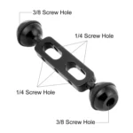 PULUZ 5.1 inch 13cm Aluminum Alloy Dual Balls Arm, Ball Diameter: 25mm - Image 4