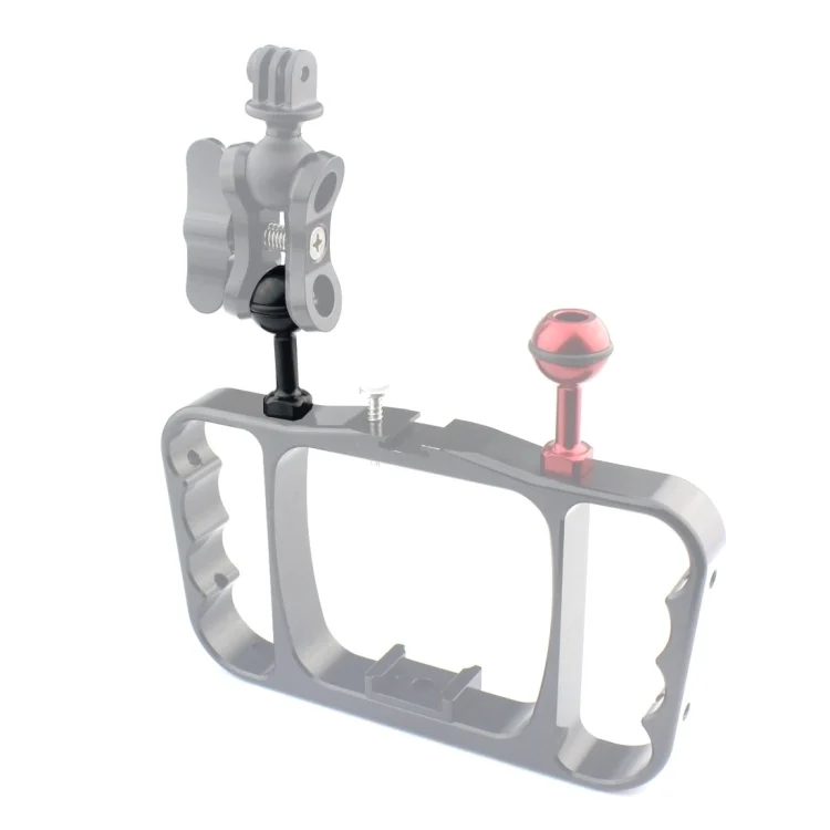 PU248B_4.webp PULUZ 1/4 inch Screw Aluminum Ball Adapter Mount for GoPro, Insta360, DJI and Other Action Cameras, Diameter: 2.5cm - Image 6