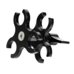 PULUZ Triple Ball Clamp Open Hole Diving Camera Bracket CNC Aluminum Spring Flashlight Clamp for Diving Underwater Photography System