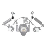 PULUZ Triple Ball Clamp Open Hole Diving Camera Bracket CNC Aluminum Spring Flashlight Clamp for Diving Underwater Photography System - Image 6