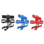 PULUZ Dual Ball Clamp Open Hole Diving Camera Bracket CNC Aluminum Spring Flashlight Clamp for Diving Underwater Photography System - Image 2