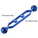 PULUZ 7.0 inch 17.7cm Aluminum Alloy Dual Balls Arm, Ball Diameter: 25mm - Image 4