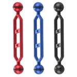 PULUZ 7.0 inch 17.7cm Aluminum Alloy Dual Balls Arm, Ball Diameter: 25mm - Image 2
