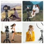 PULUZ 1.6m Reverse-Folding Professional Video Tripod with Fluid Drag Head - Image 8
