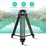 PULUZ Professional Heavy Duty Camcorder Aluminum Alloy Tripod - Image 6