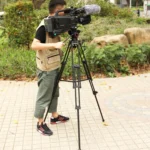 PULUZ Professional Heavy Duty Camcorder Aluminum Alloy Tripod - Image 7