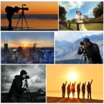 PULUZ 4-Section Folding Legs Metal Tripod Mount with 360 Degree Ball Head for DSLR & Digital Camera, Adjustable Height: 42-130cm - Image 9