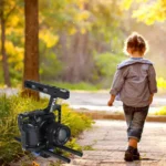 PULUZ Camera Cage Handle Stabilizer for Sony A7 & A7S & A7R, A7 II & A7R II & A7S II, A7R III & A7S III, A7R IV, A6000, A6500, A6300, Panasonic Lumix DMC-GH4 - Image 10