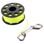 PULUZ Compact Diving Finger Reel with 30m Nylon Braided Wire & Stainless Steel Bolt Clip - Image 5