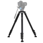 PULUZ 4-Section Folding Legs Metal Tripod Mount for DSLR / SLR Camera, Adjustable Height: 97-180cm