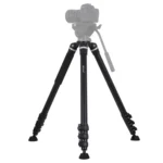 PULUZ 4-Section Folding Legs Metal Tripod Mount for DSLR / SLR Camera, Adjustable Height: 97-180cm - Image 3