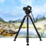 PULUZ 4-Section Folding Legs Metal Tripod Mount for DSLR / SLR Camera, Adjustable Height: 97-180cm - Image 10