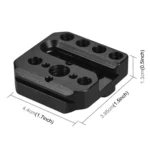 PULUZ Quick Release Plate External Mounting Holder for DJI RONIN / RONIN-S - Image 3