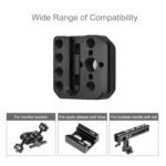 PULUZ Quick Release Plate External Mounting Holder for DJI RONIN / RONIN-S - Image 4