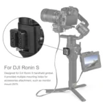 PULUZ Quick Release Plate External Mounting Holder for DJI RONIN / RONIN-S - Image 5