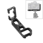 PULUZ 1/4 inch Vertical Shoot Quick Release L Plate Bracket Base Holder for Sony A7R / A7 / A7S