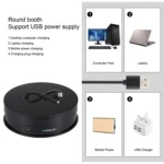 PULUZ 15cm USB Electric Rotating Turntable Display Stand Video Shooting Props Turntable for Photography, Load 1-5kg - Image 4